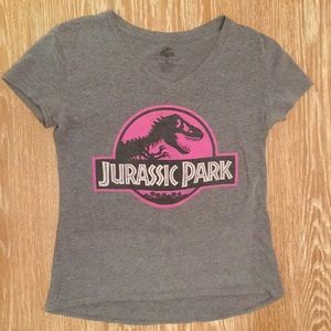 Jurassic park T-shirt.